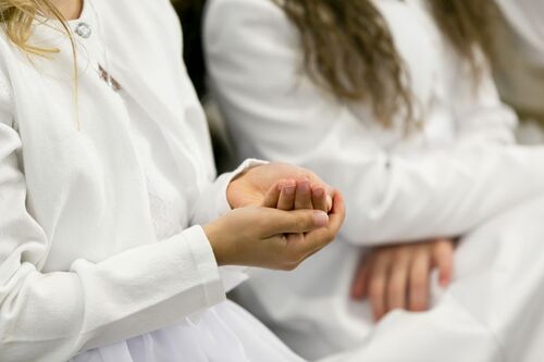 Batschuns am 18.5.2025  Kirche Erstkommunion Quelle des Lebens